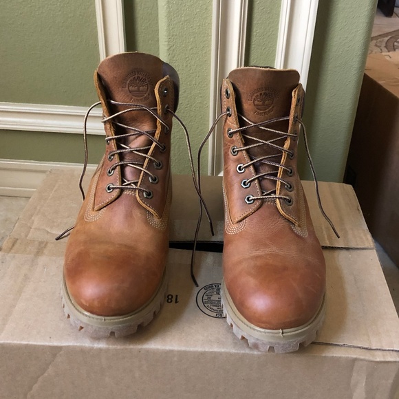 burnt orange timberland boots